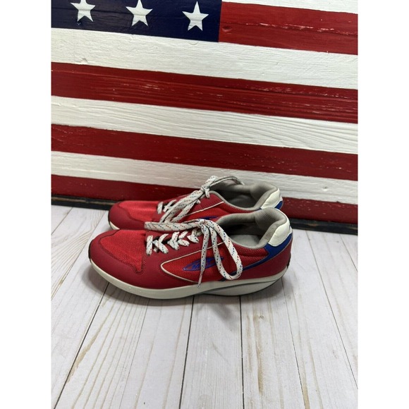 Rare MBT Women's 1997 Classic Retro Style Suede Size 9-9.5 Level 3 Rocker Red - Picture 10 of 13